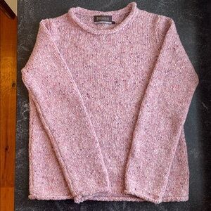 Fisherman Out of Ireland Pink Crew Neck Sweater Size Women’s Medium (M)